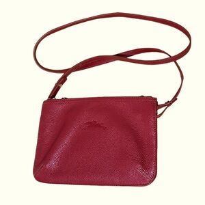 Longchamp crossbody bag. Red
